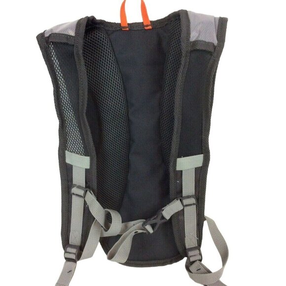 Outdoor Products Kilometer 2L Hydration Pack Gray Orange Lightweight Backpack - Picture 2 of 6